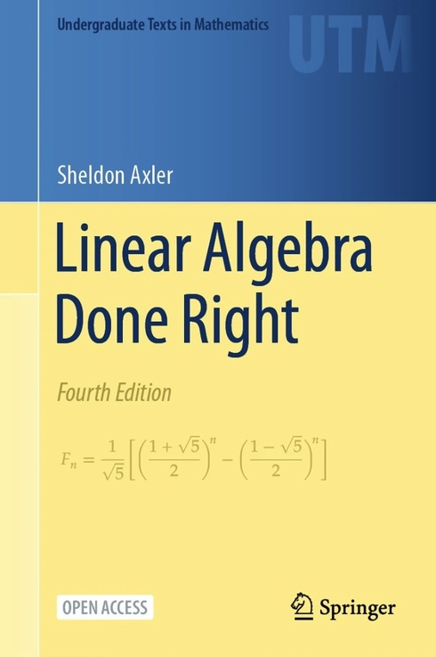 Linear Algebra Done Right - Fourth Edition
