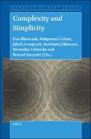 Complexity and Simplicity Complexity and Simplicity