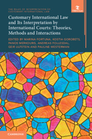 Customary International Law and Its Interpretation by International Courts: Theories Methods and Interactions Customary International Law and Its Interpretation by International Courts: Theories Methods and Interactions