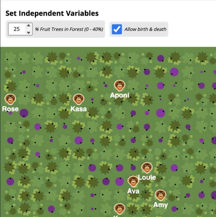 Middle School Simulations - Orangutan Population Model – Classroom and Remote Use Middle School Simulations - Orangutan Population Model – Classroom and Remote Use