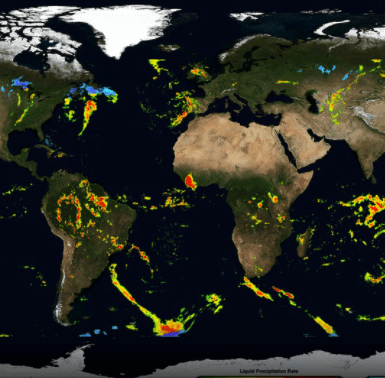 Middle School Simulations - Precipitation Rates Global Simulation