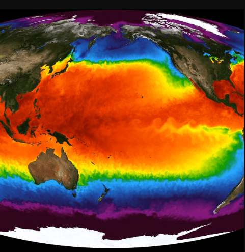 Middle School Simulations - Sea Surface Temperature Simulation