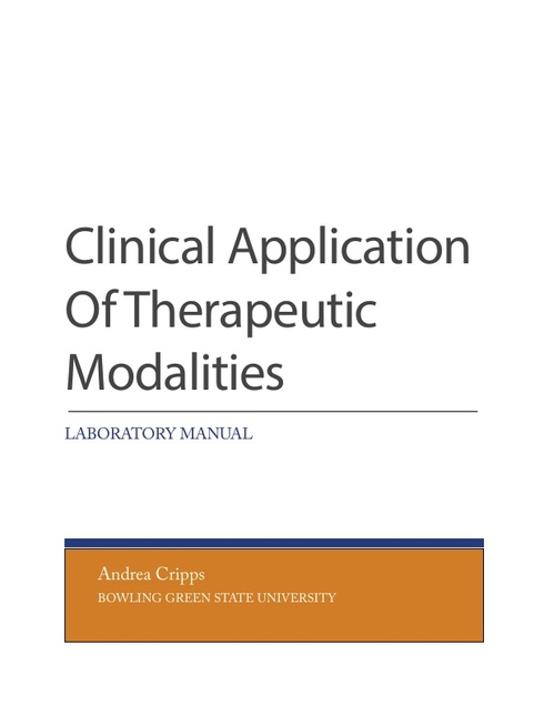 Clinical Application Of Therapeutic Modalities